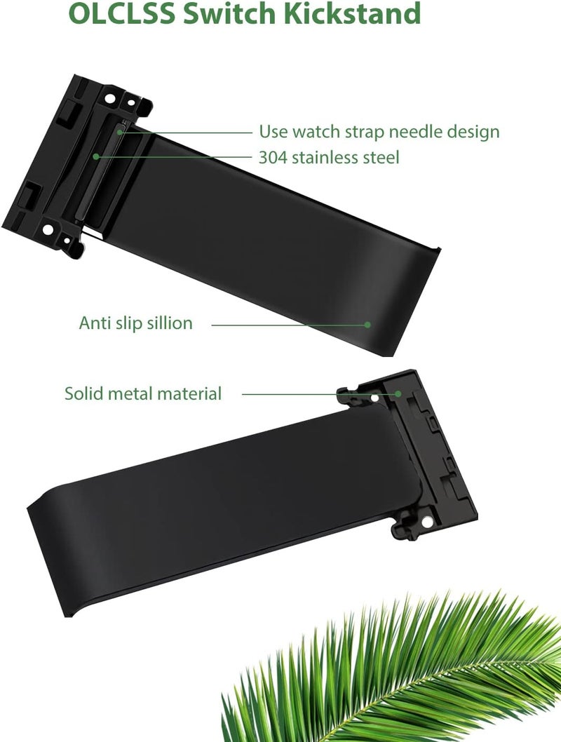 OLCLSS Kickstand Replacement Part for Nintendo Switch, Back Shell Kickstand Holder Mainframe Back Bracket Repair Tool Kit for Nintendo Switch Console - Image 3